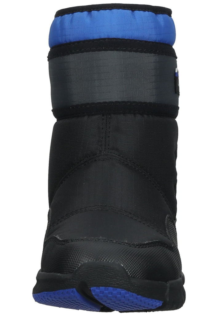 Geox Stiefelette Lederimitat/Textil Schwarz/Blau Warmfutter