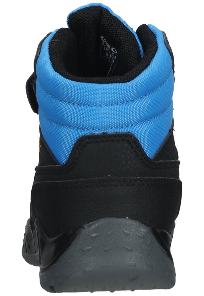 Geox Stiefelette Lederimitat/Textil Schwarz/Blau Warmfutter