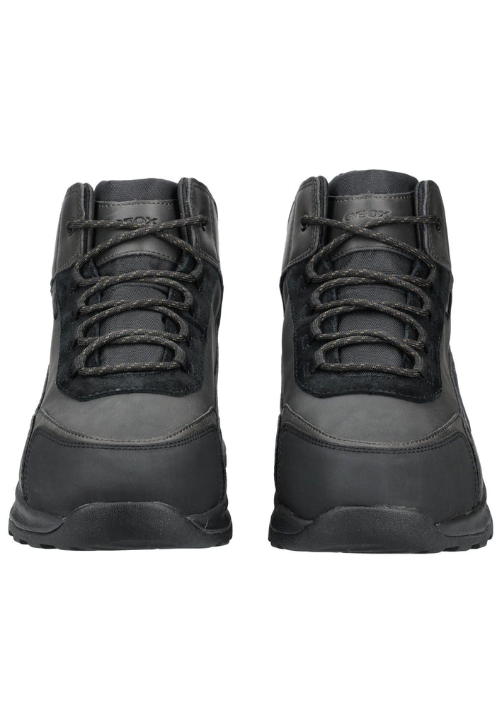 Geox Stiefelette Lederimitat/Textil Schwarz Warmfutter