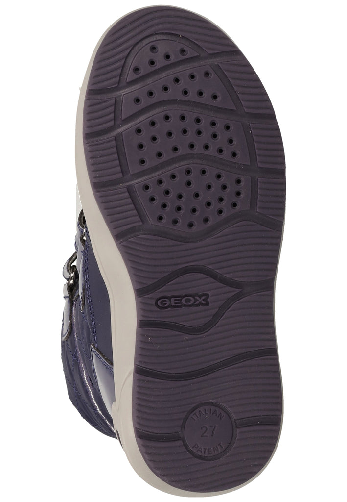 Geox Stiefelette Lederimitat Violett Warmfutter