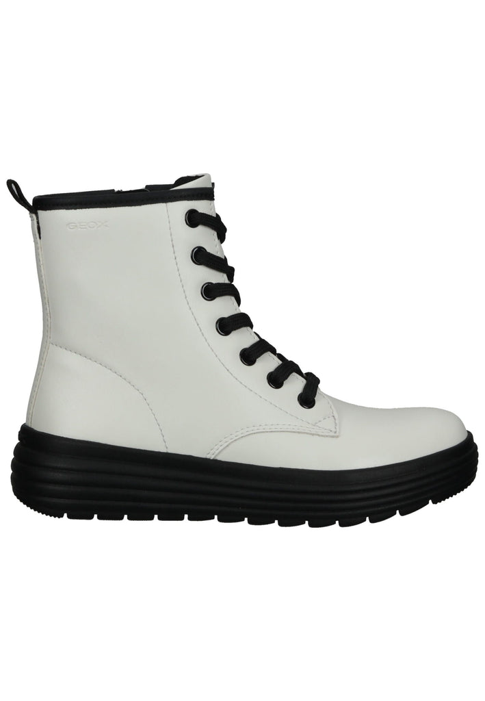 Geox Stiefelette Lederimitat Weiß