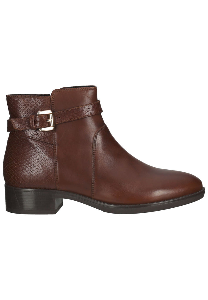 Geox Stiefelette Nappaleder Cognac