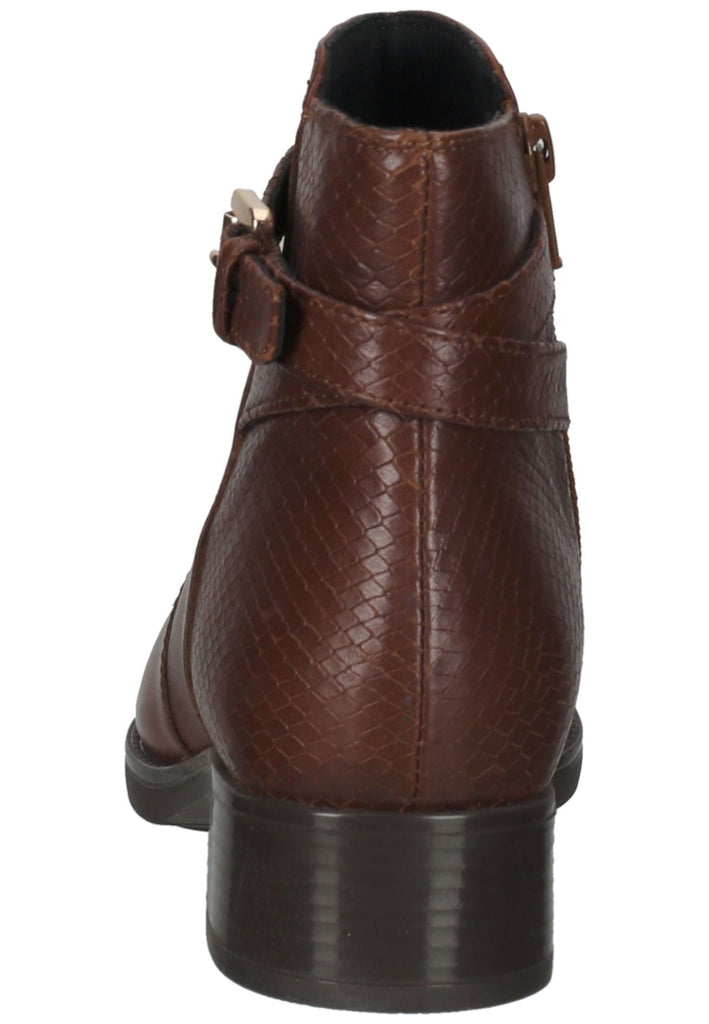 Geox Stiefelette Nappaleder Cognac