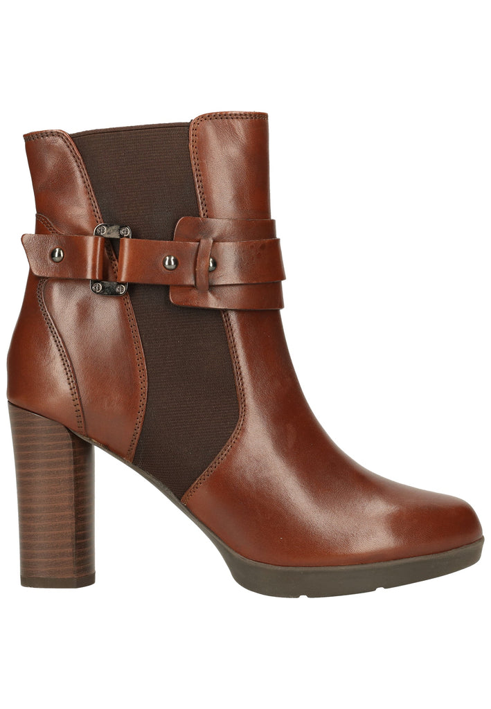 Geox Stiefelette Nappaleder Cognac