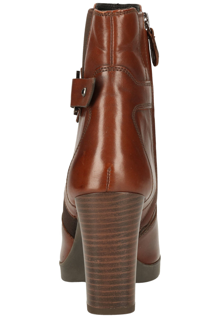 Geox Stiefelette Nappaleder Cognac