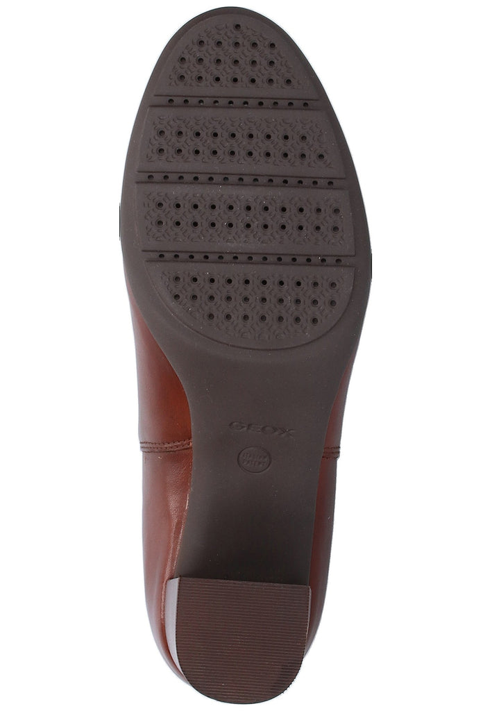 Geox Stiefelette Nappaleder Cognac