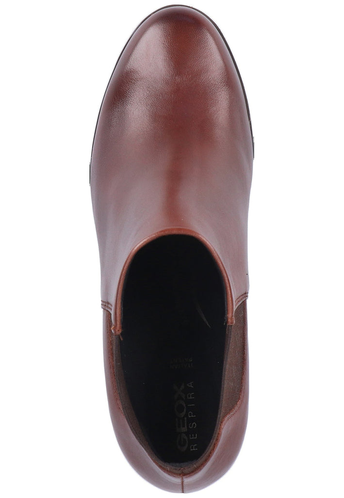 Geox Stiefelette Nappaleder Cognac