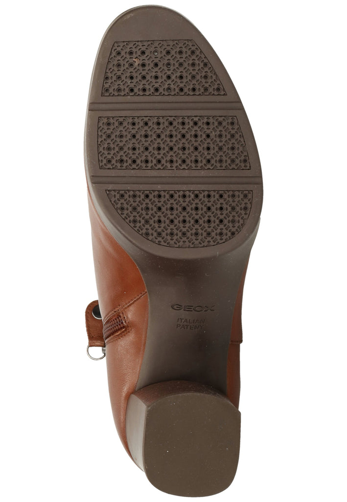 Geox Stiefelette Nappaleder Cognac