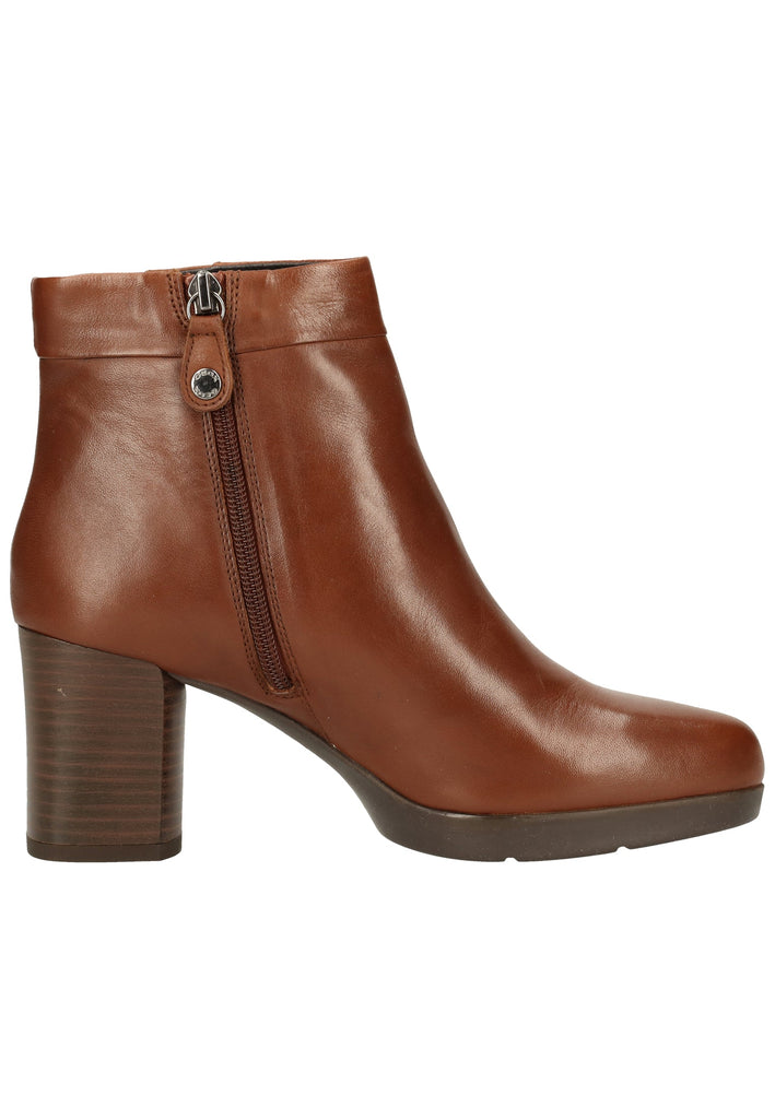 Geox Stiefelette Nappaleder Cognac