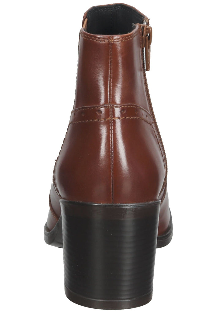 Geox Stiefelette Nappaleder Cognac