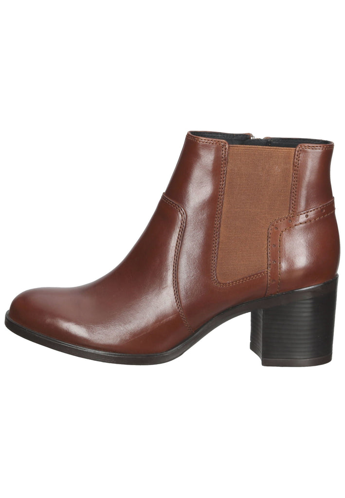 Geox Stiefelette Nappaleder Cognac