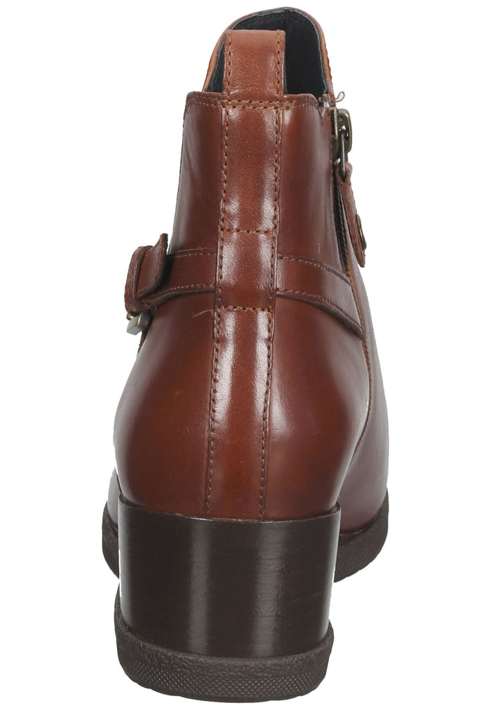 Geox Stiefelette Nappaleder Cognac