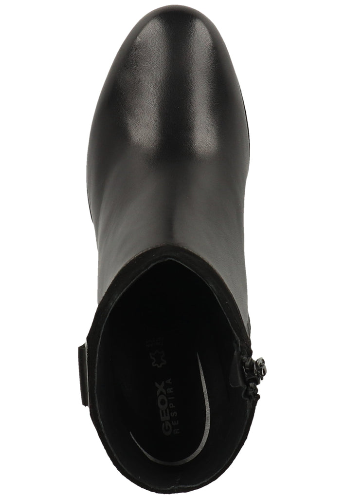 Geox Stiefelette Nappaleder Schwarz