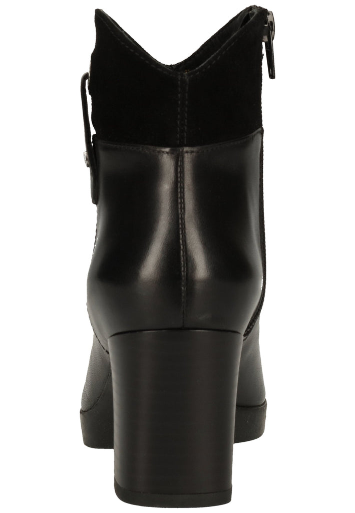 Geox Stiefelette Nappaleder Schwarz