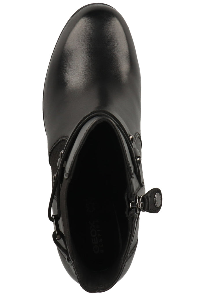 Geox Stiefelette Nappaleder Schwarz