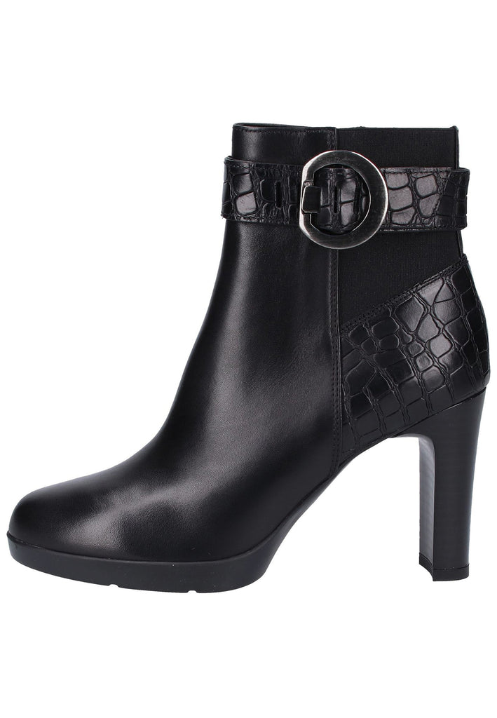 Geox Stiefelette Nappaleder Schwarz