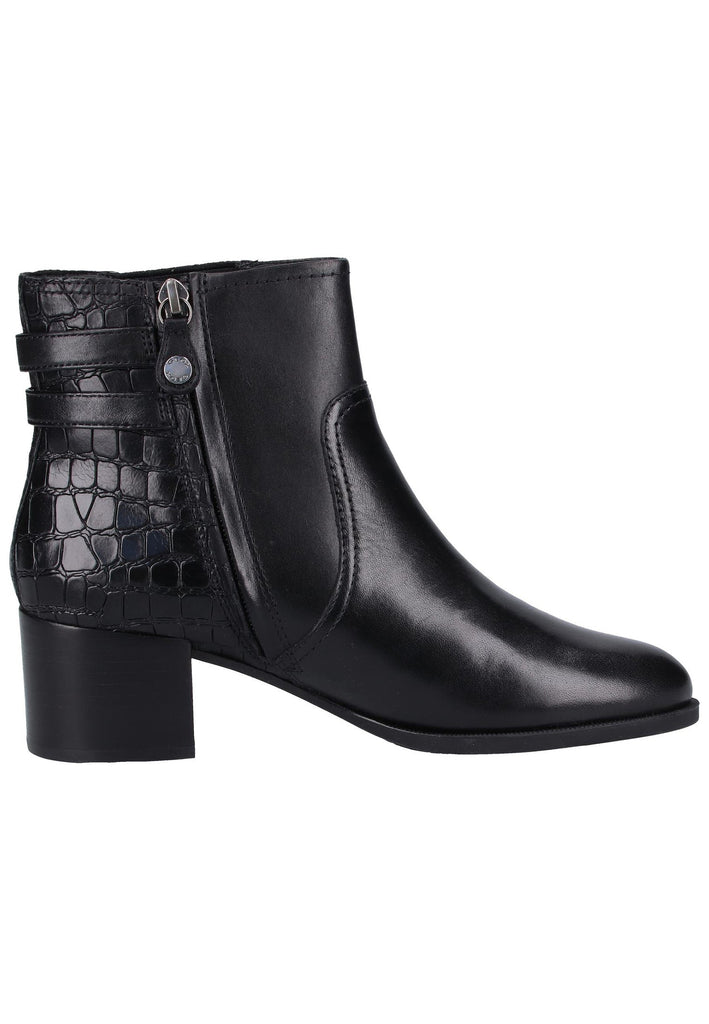 Geox Stiefelette Nappaleder Schwarz