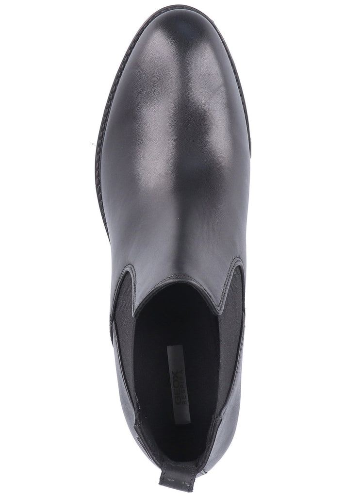 Geox Stiefelette Nappaleder Schwarz