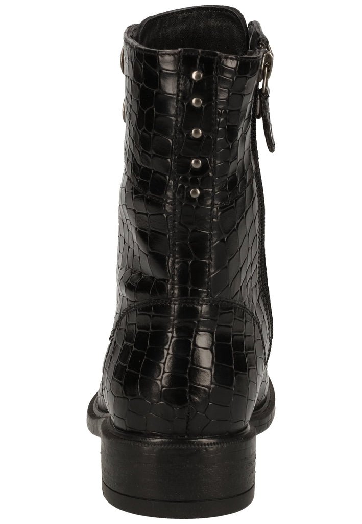 Geox Stiefelette Nappaleder Schwarz