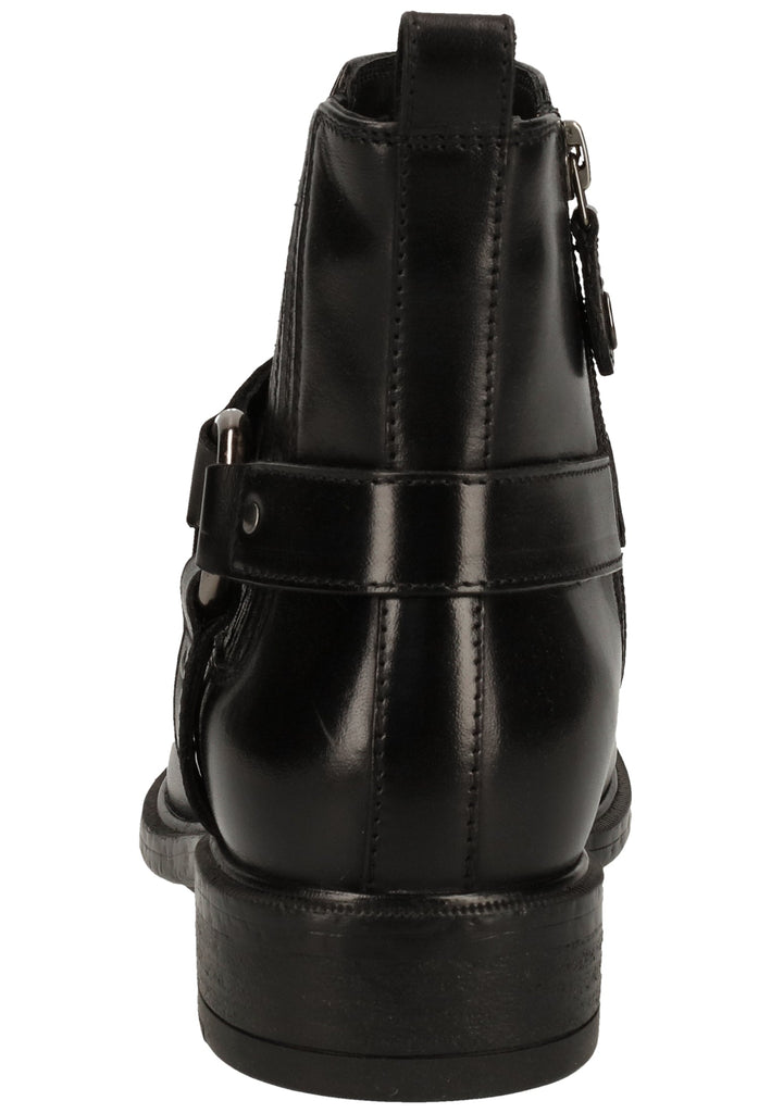 Geox Stiefelette Nappaleder Schwarz