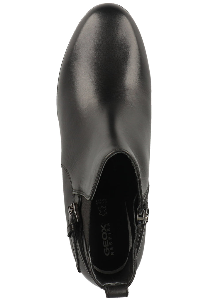 Geox Stiefelette Nappaleder Schwarz