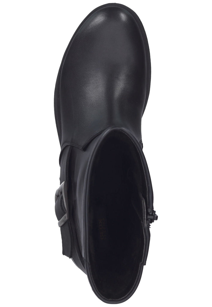 Geox Stiefelette Nappaleder Schwarz