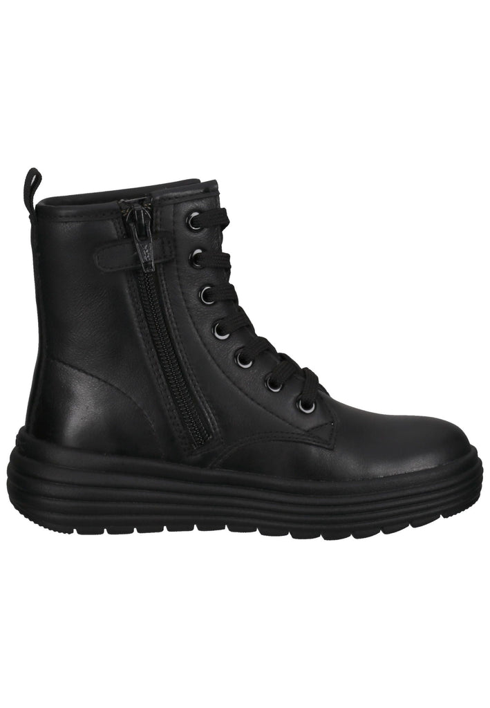 Geox Stiefelette Nappaleder Schwarz Warmfutter