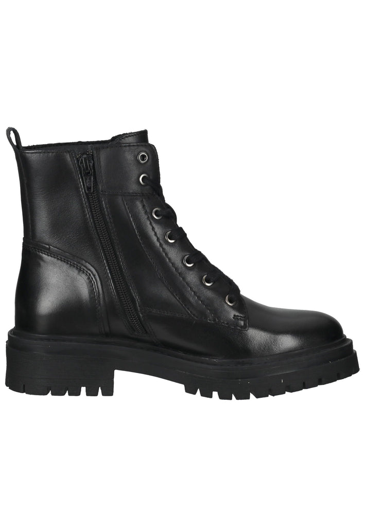 Geox Stiefelette Nappaleder Schwarz Warmfutter