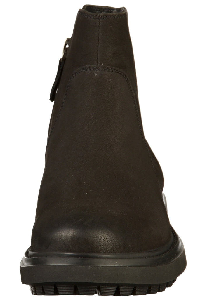 Geox Stiefelette Nubukleder Schwarz