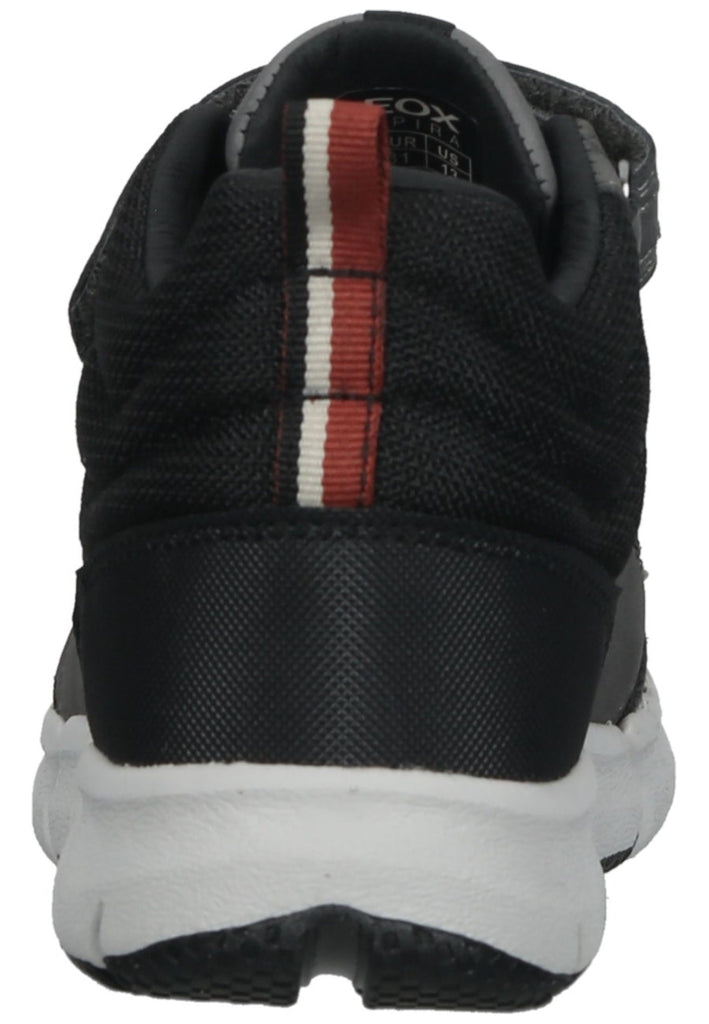 Geox Stiefelette Nubukleder/Textil Grau/Rot