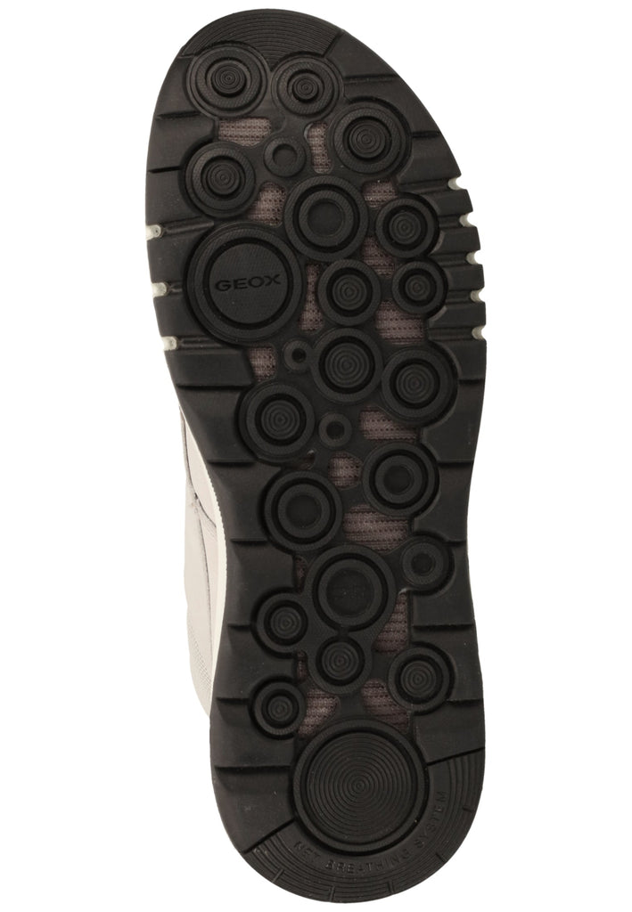 Geox Stiefelette Nubukleder/Textil Hellgrau