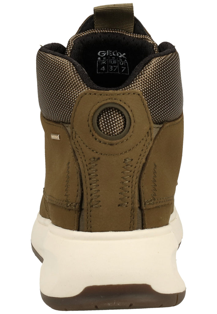 Geox Stiefelette Nubukleder/Textil Oliv