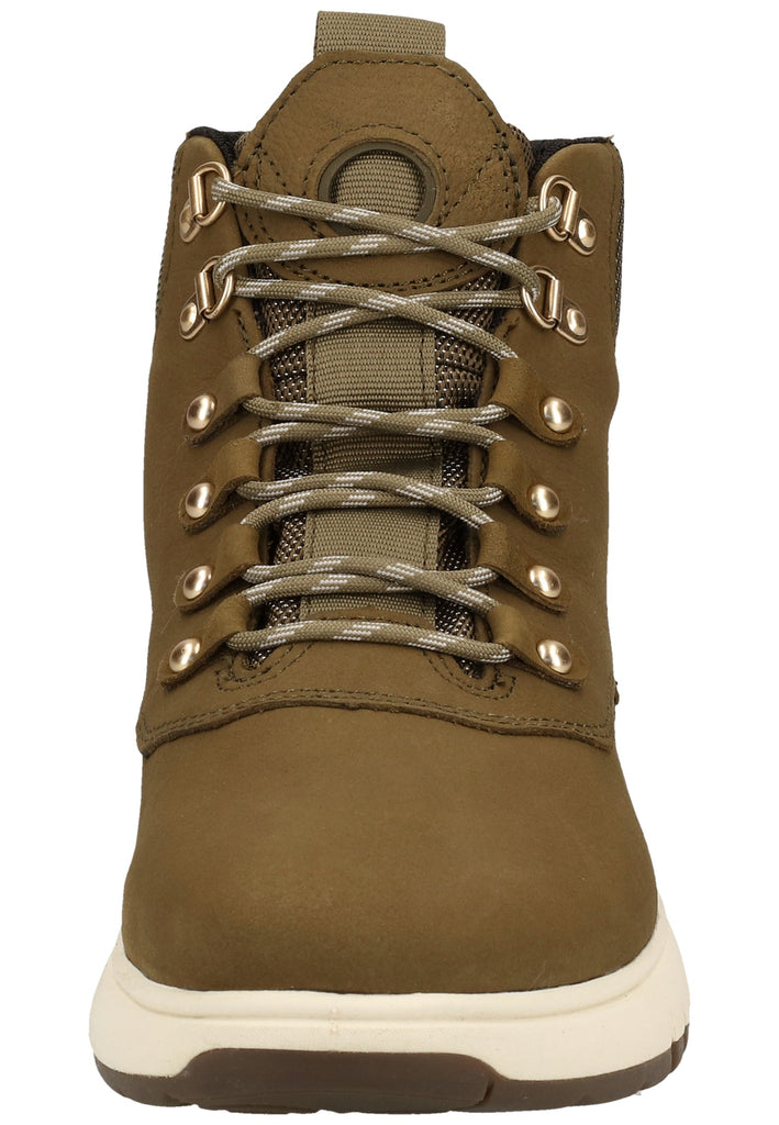 Geox Stiefelette Nubukleder/Textil Oliv