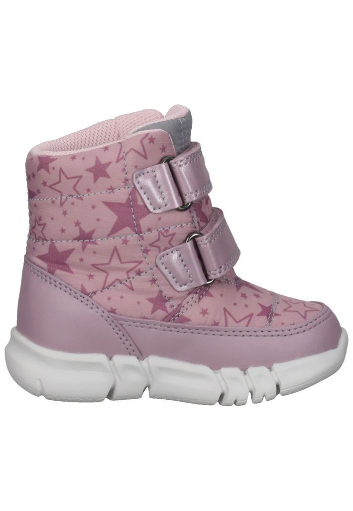 Geox Stiefelette Synsoft Rosa/Grau Warmfutter