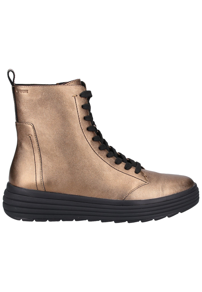 Geox Stiefelette Veloursleder Bronze