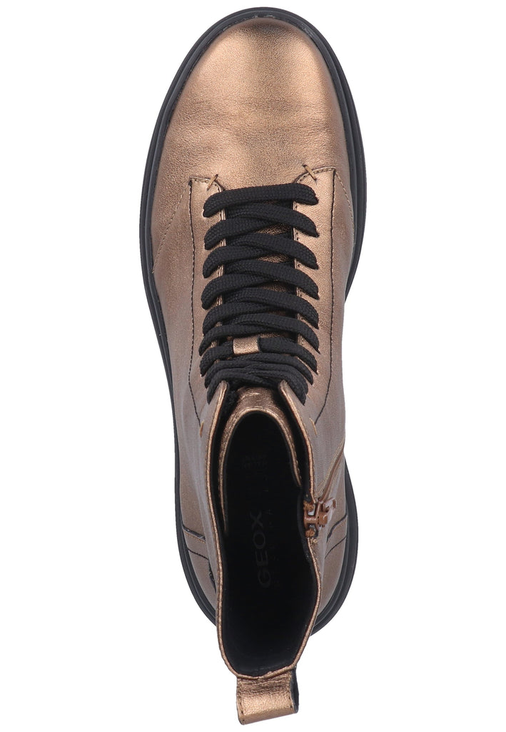 Geox Stiefelette Veloursleder Bronze