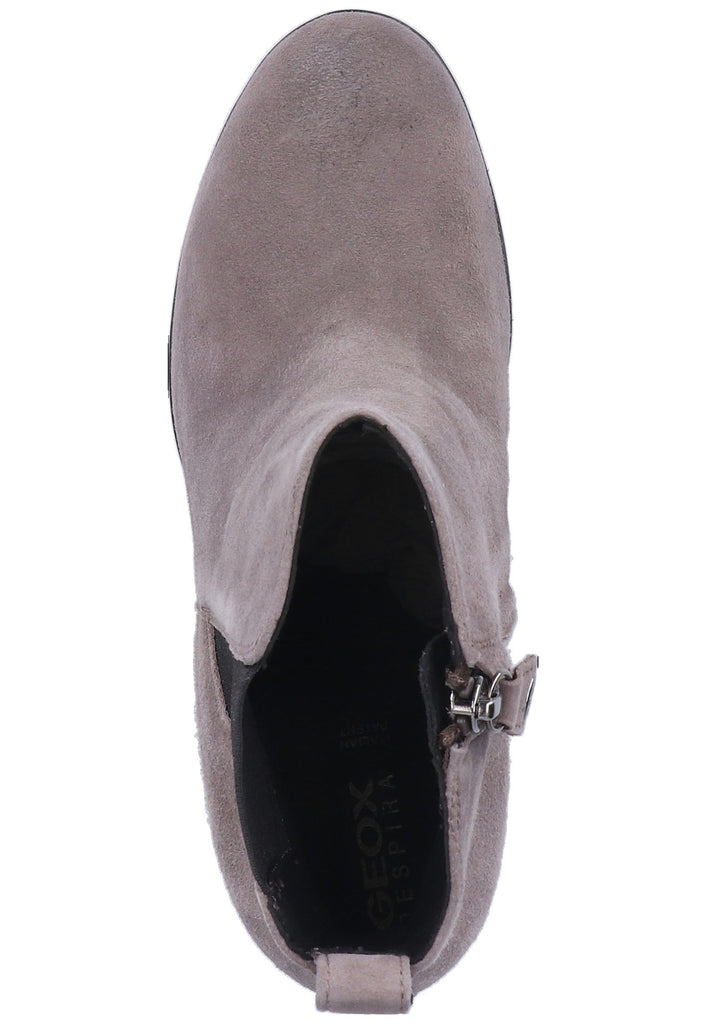 Geox Stiefelette Veloursleder Chestnut