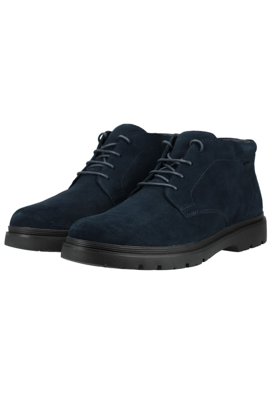 Geox Stiefelette Veloursleder Navy