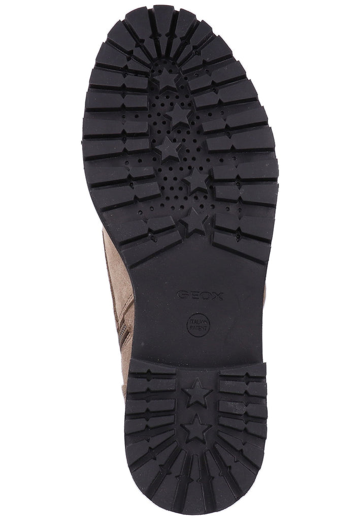 Geox Stiefelette Veloursleder Tabak