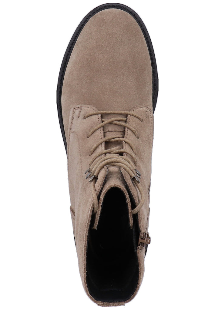 Geox Stiefelette Veloursleder Tabak