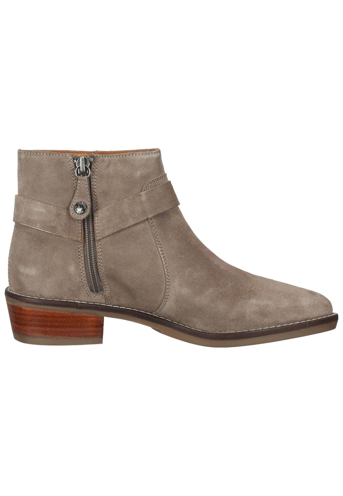 Geox Stiefelette Veloursleder Taupe