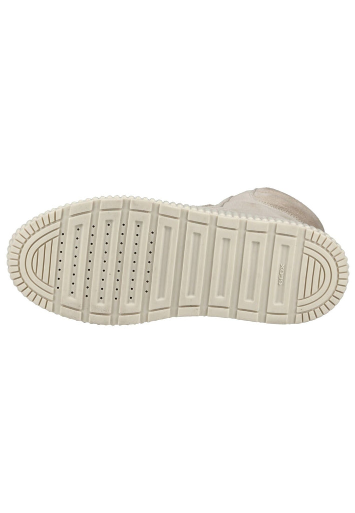 Geox Stiefelette Veloursleder Taupe Warmfutter