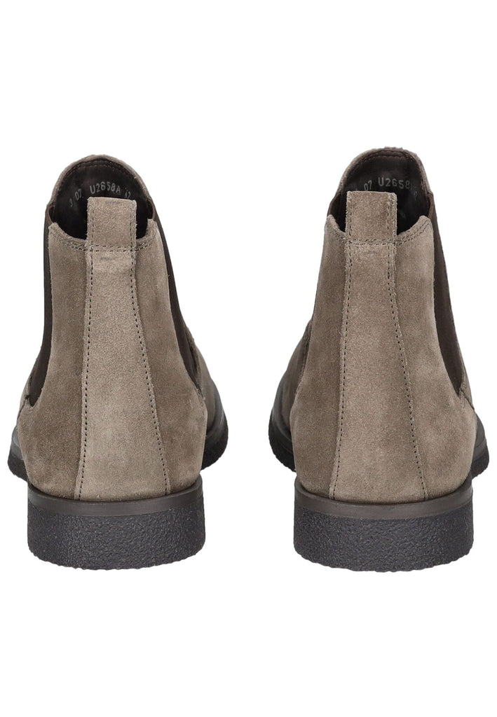 Geox Stiefelette Veloursleder/Textil Braun/Grau