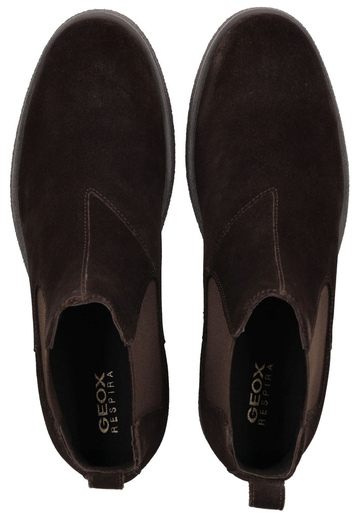 Geox Stiefelette Veloursleder/Textil Coffee