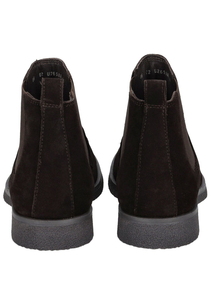 Geox Stiefelette Veloursleder/Textil Coffee