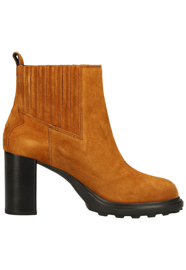 Geox Stiefelette Veloursleder/Textil Cognac
