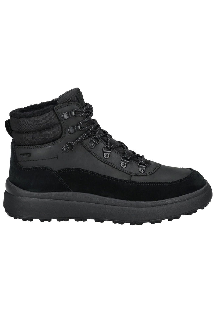 Geox Stiefelette Veloursleder/Textil Schwarz Warmfutter