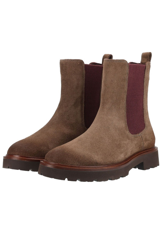 Geox Stiefelette Veloursleder/Textil Taupe