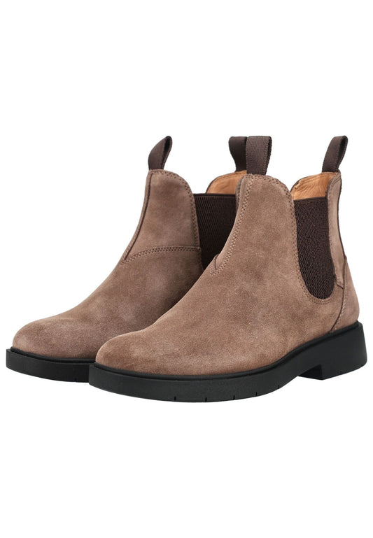Geox Stiefelette Veloursleder/Textil Taupe