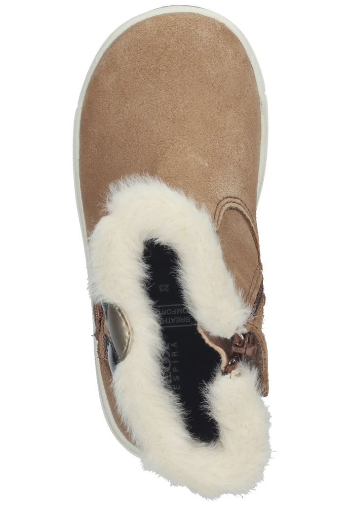 Geox Stiefelette Veloursleder/Textil Whisky